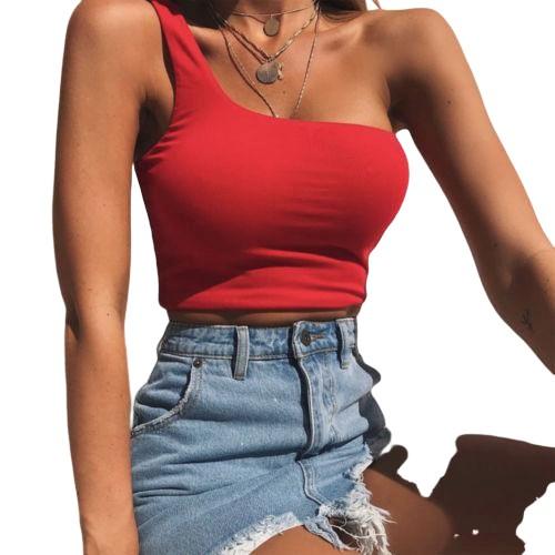 Crop Tops Sleeveless T-Shirt Tank Tops - For Her Fitness