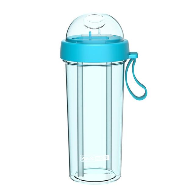 Eco-Friendly Dual-Use Straw Bottle For All Your Beverage Needs - For Her Fitness