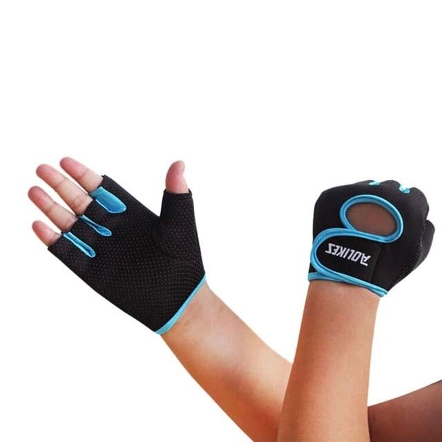 Half Finger Gloves - For Her Fitness