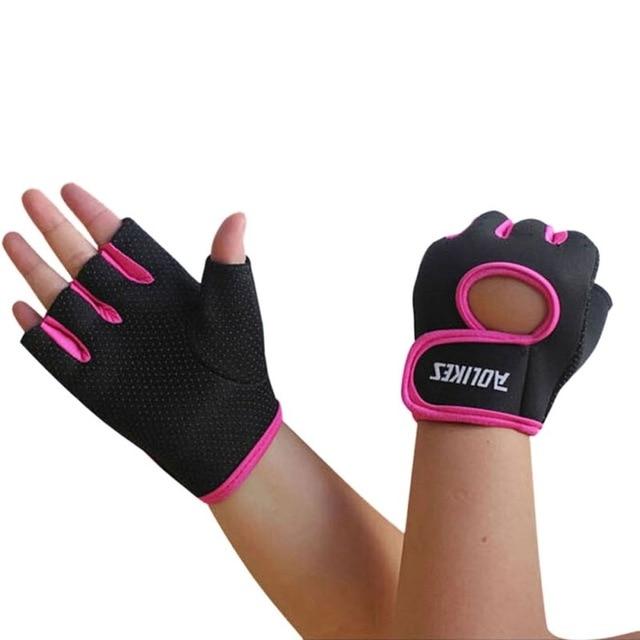 Half Finger Gloves - For Her Fitness