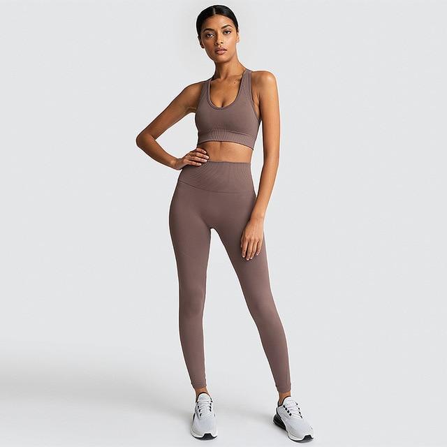 Women's Seamless Yoga Suit - For Her Fitness