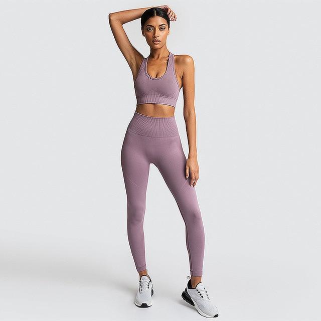 Women's Seamless Yoga Suit - For Her Fitness